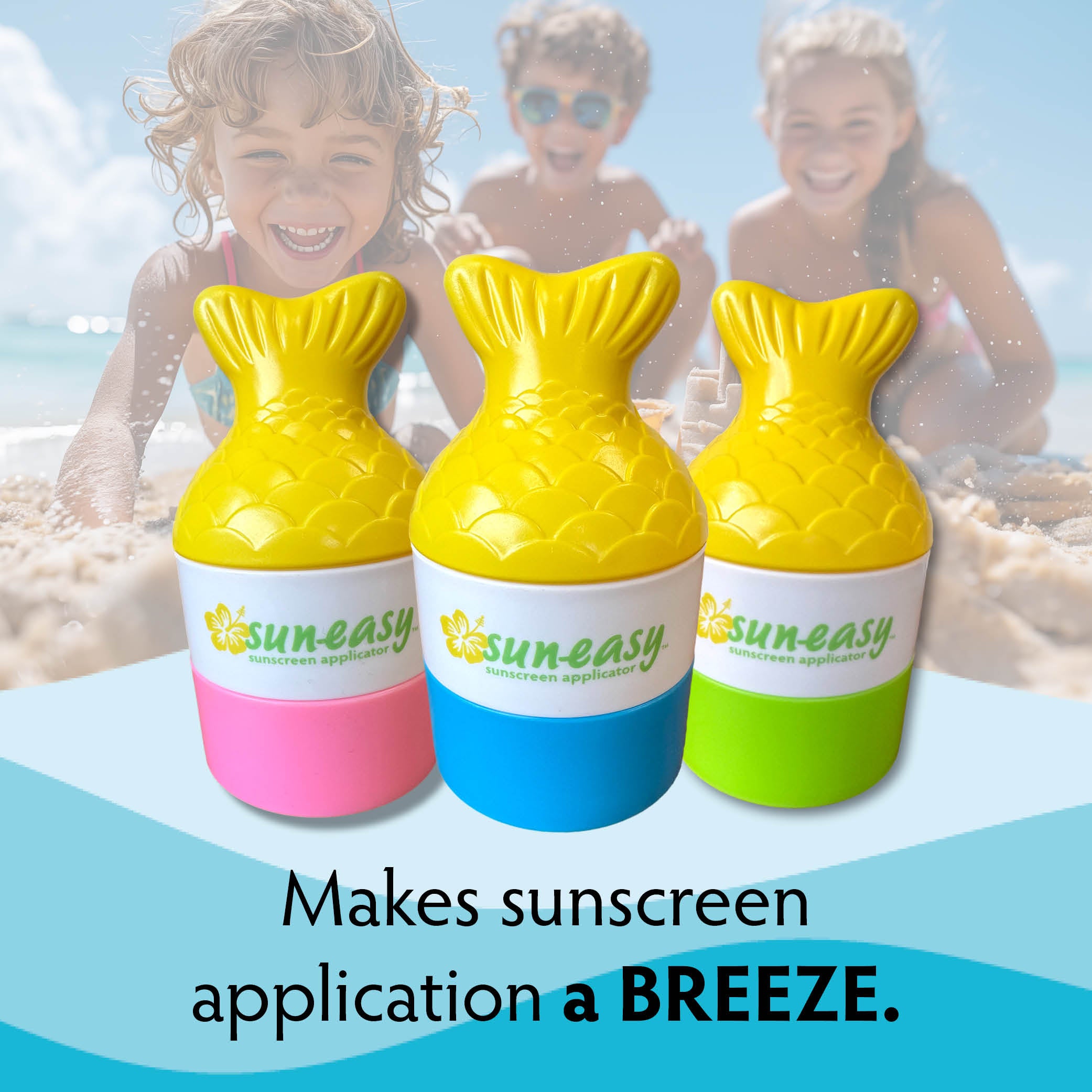 Sun-Easy Sunscreen Applicator (Fish Tail) – YAYA Organics