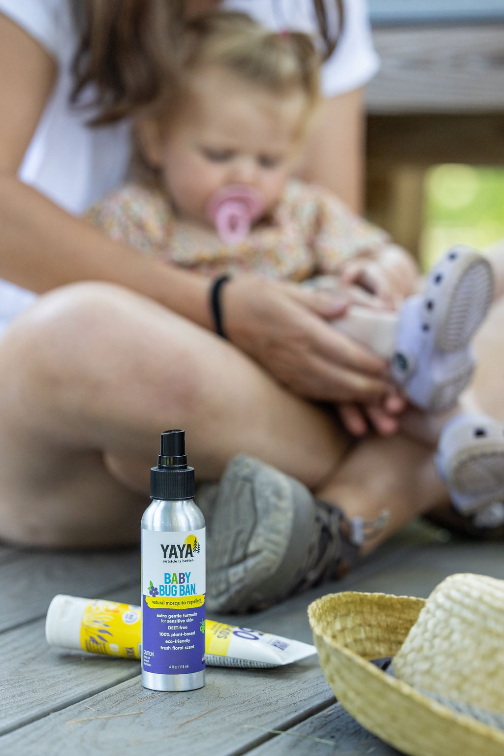 Baby Bug Ban Natural Bug Repellent Spray for Kids 4 oz - YAYA Organics