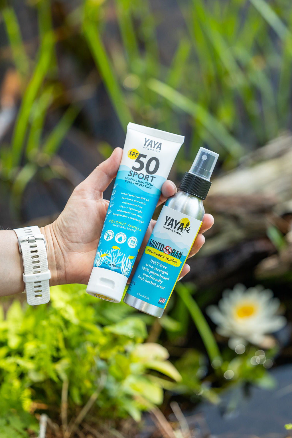 
                  
                    Camp Bundle - Sport SPF 50 Mineral Sunscreen + SQUITO BAN
                  
                
