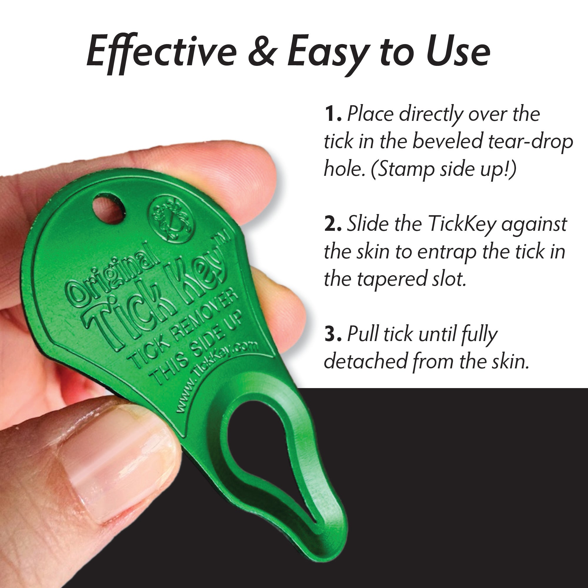 TickKey Easy Tick Removal Tool – YAYA Organics