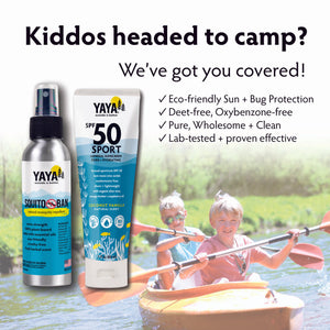 Camp Bundle - Sport SPF 50 Mineral Sunscreen + SQUITO BAN™️ Natural Mosquito Repellent