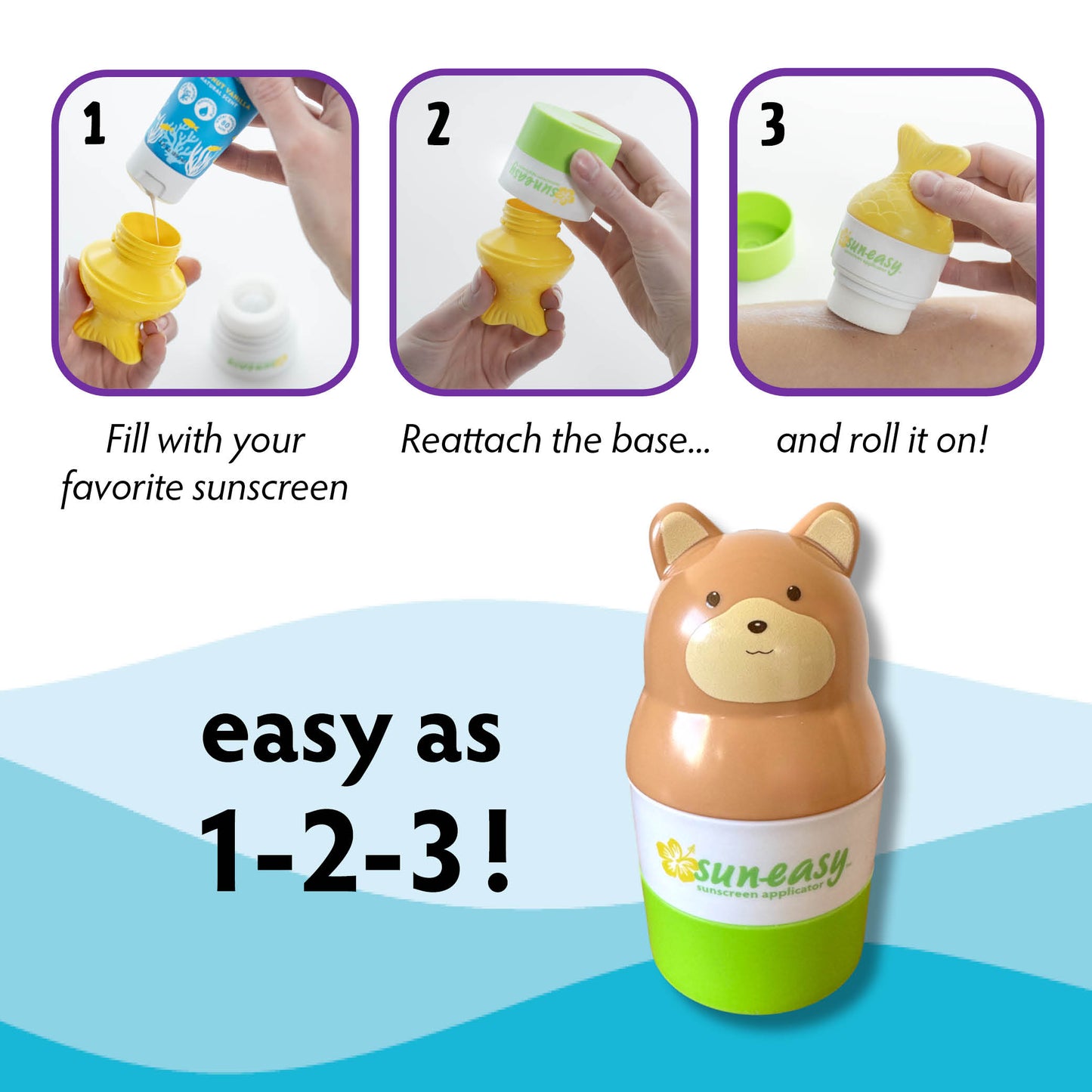 
                  
                    Sun-Easy Sunscreen Applicator (Teddy Bear)
                  
                