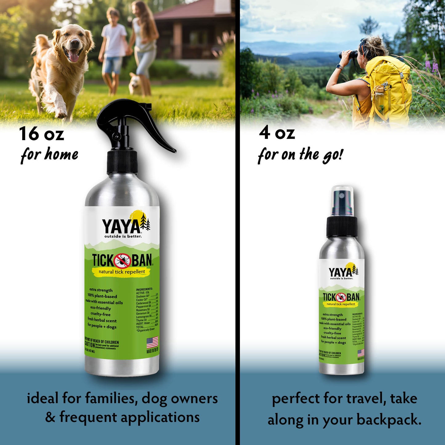 
                  
                    TICK BAN® Natural Tick Repellent Spray - Value Pack (16 oz + 4 oz)
                  
                