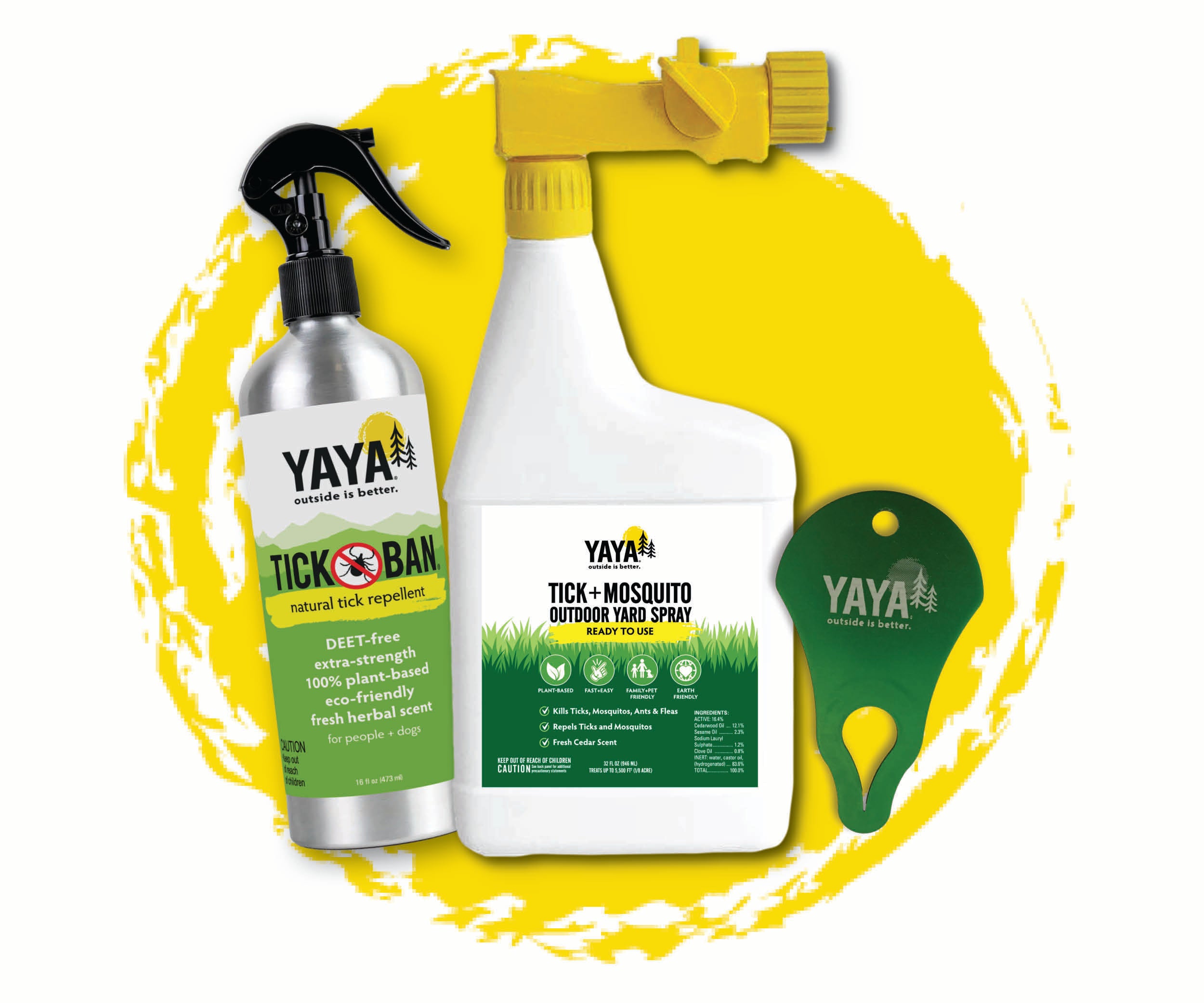 Tick Ban Natural Tick Repellent Spray - 16 oz - YAYA Organics