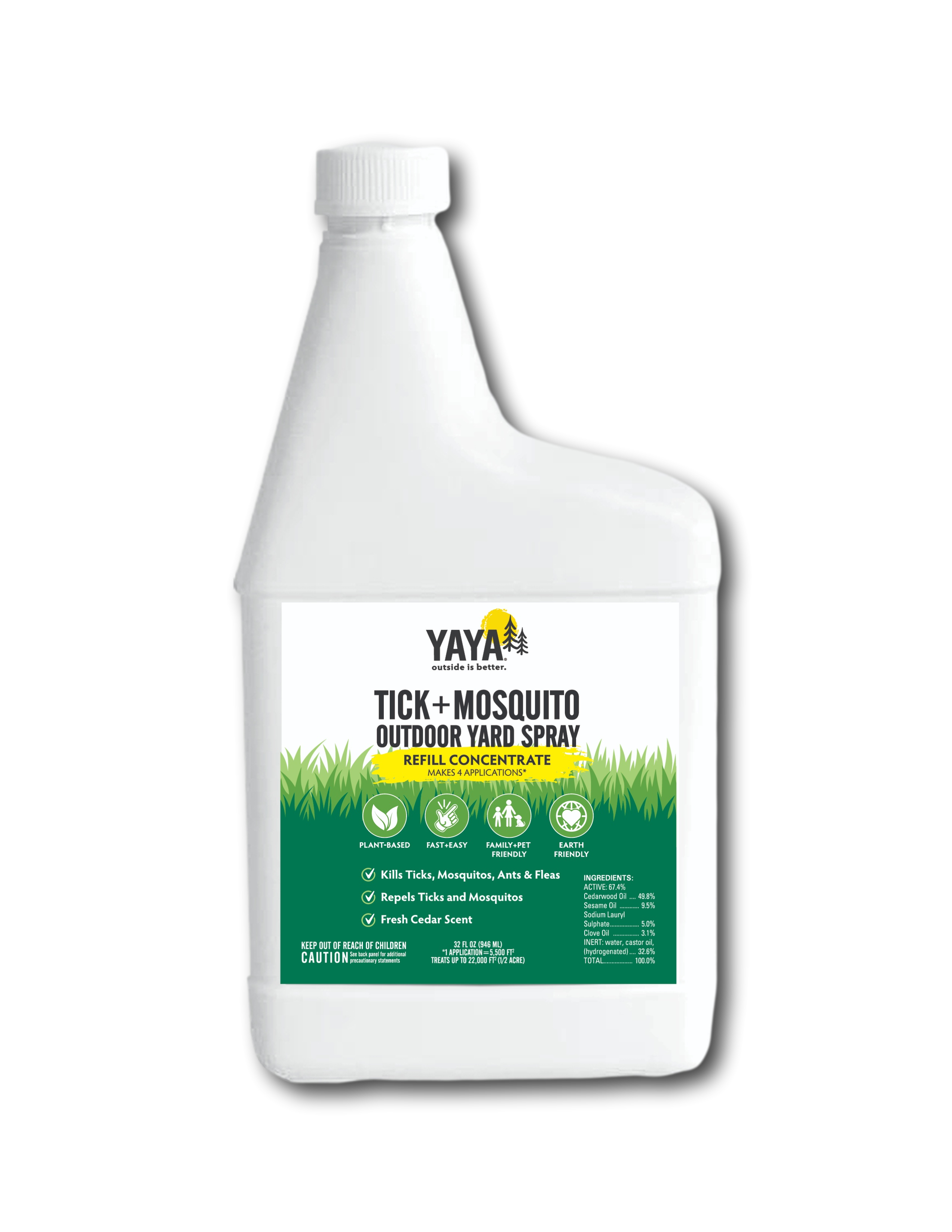 Tick + Mosquito Outdoor Yard Spray