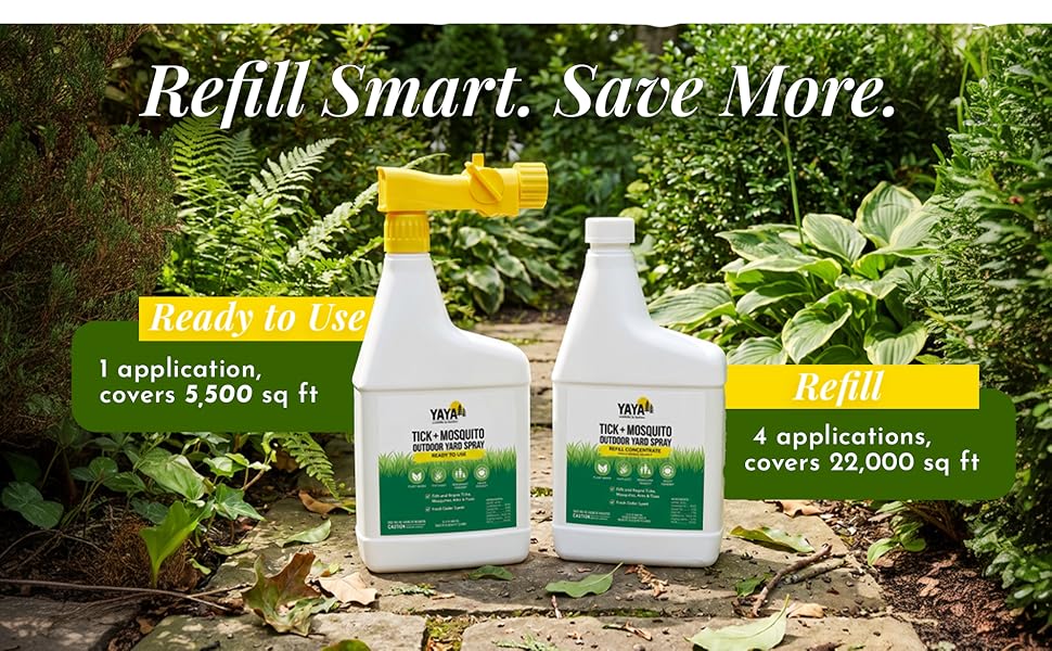 
                  
                    Tick + Mosquito Outdoor Yard Spray + Refill Bundle
                  
                