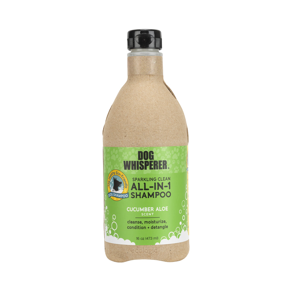 Dog Whisperer® All-In-One Eco-friendly Dog Shampoo - Cucumber Aloe Scent