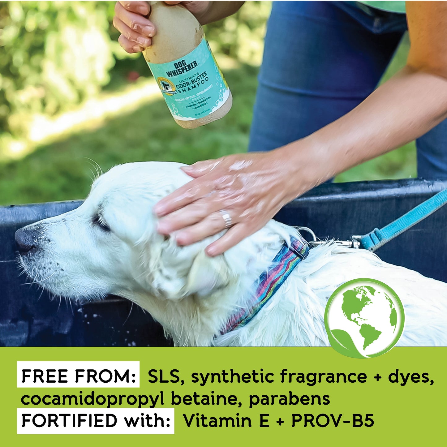 
                  
                    Dog Whisperer® Ultimate Odor-Buster Eco-friendly Dog Shampoo - Eucalyptus Spearmint Scent
                  
                