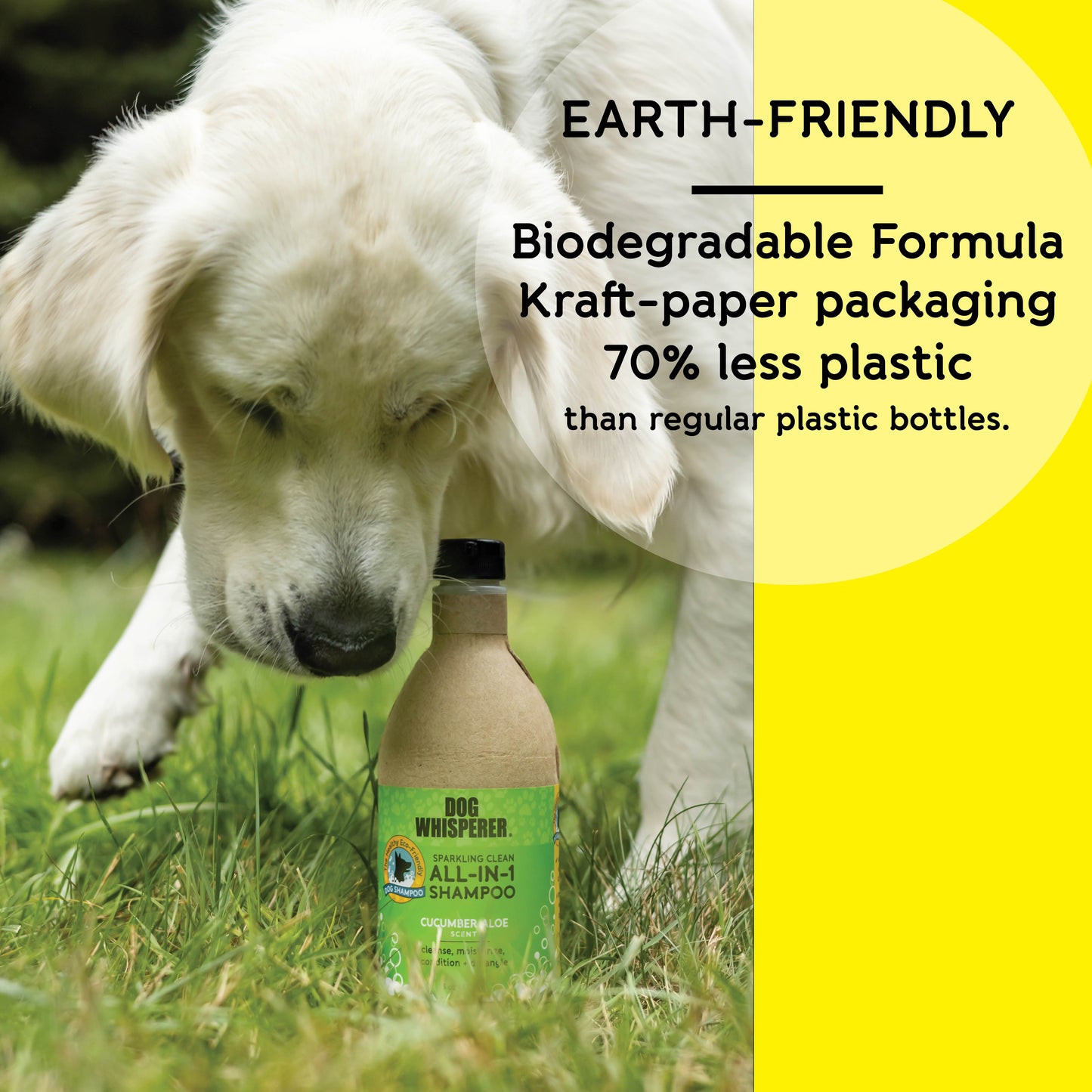 
                  
                    Dog Whisperer® All-In-One Eco-friendly Dog Shampoo - Cucumber Aloe Scent
                  
                