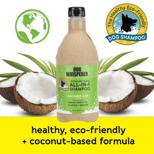 Dog Whisperer® All-In-One Eco-friendly Dog Shampoo - Cucumber Aloe Scent