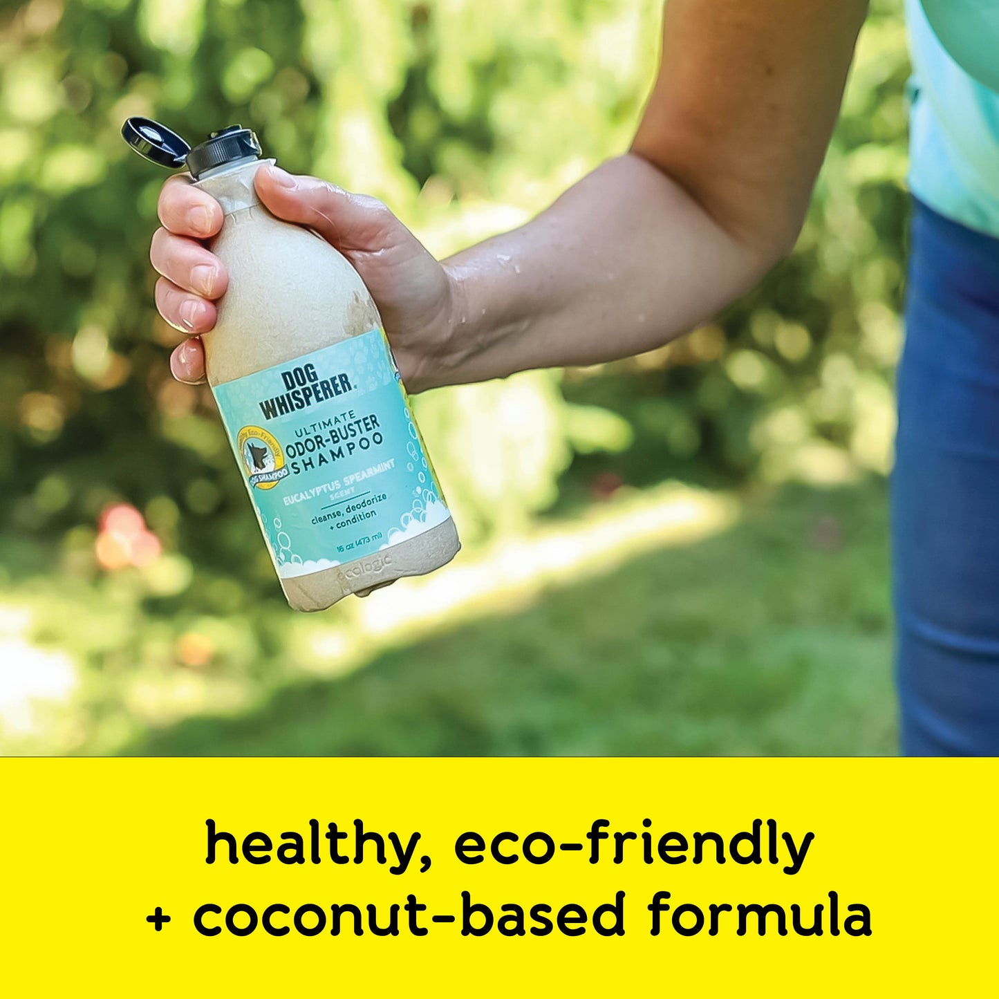
                  
                    Dog Whisperer® Ultimate Odor-Buster Eco-friendly Dog Shampoo - Eucalyptus Spearmint Scent
                  
                