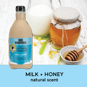 Dog Whisperer® Soothing Oatmeal Eco-friendly Dog Shampoo - Milk & Honey Scent