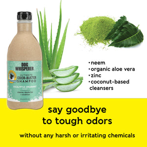 Dog Whisperer® Ultimate Odor-Buster Eco-friendly Dog Shampoo - Eucalyptus Spearmint Scent