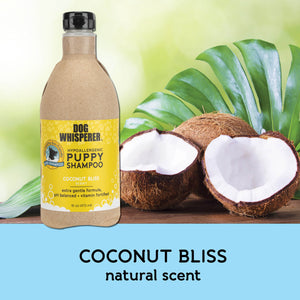 Dog Whisperer® Hypoallergenic Puppy Eco-friendly Dog Shampoo - Coconut Bliss Scent