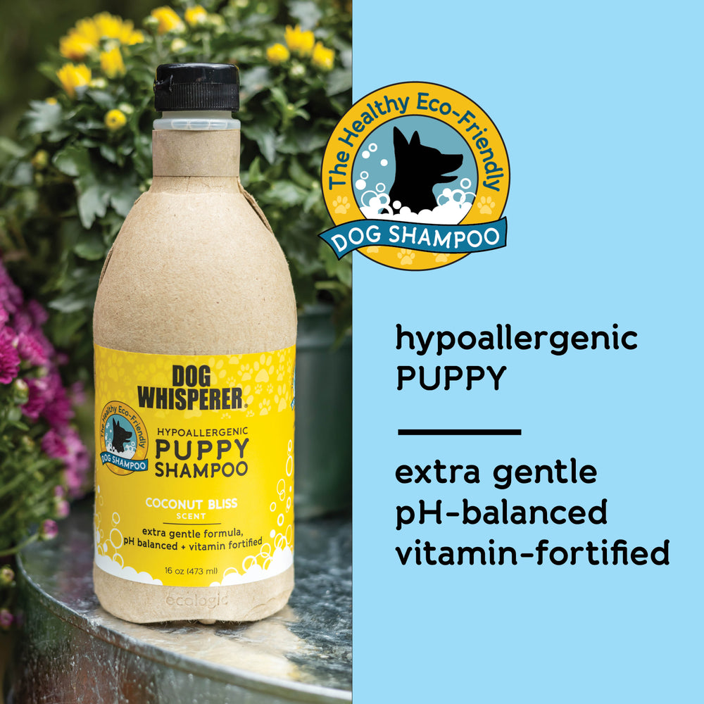 Dog Whisperer® Hypoallergenic Puppy Eco-friendly Dog Shampoo - Coconut Bliss Scent