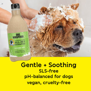 Dog Whisperer® All-In-One Eco-friendly Dog Shampoo - Cucumber Aloe Scent