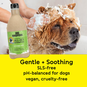 
                
                    Load image into Gallery viewer, Dog Whisperer® All-In-One Eco-friendly Dog Shampoo - Cucumber Aloe Scent
                
            