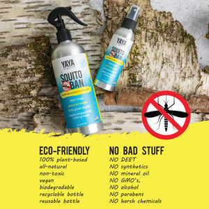 SQUITO BAN® All-Natural Mosquito Repellent BUNDLE (16 oz / 4 oz )