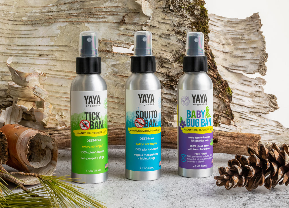 Natural Bug Repellents 4 oz Bundle (Tick Ban / Squito Ban / Baby Bug Ban)
