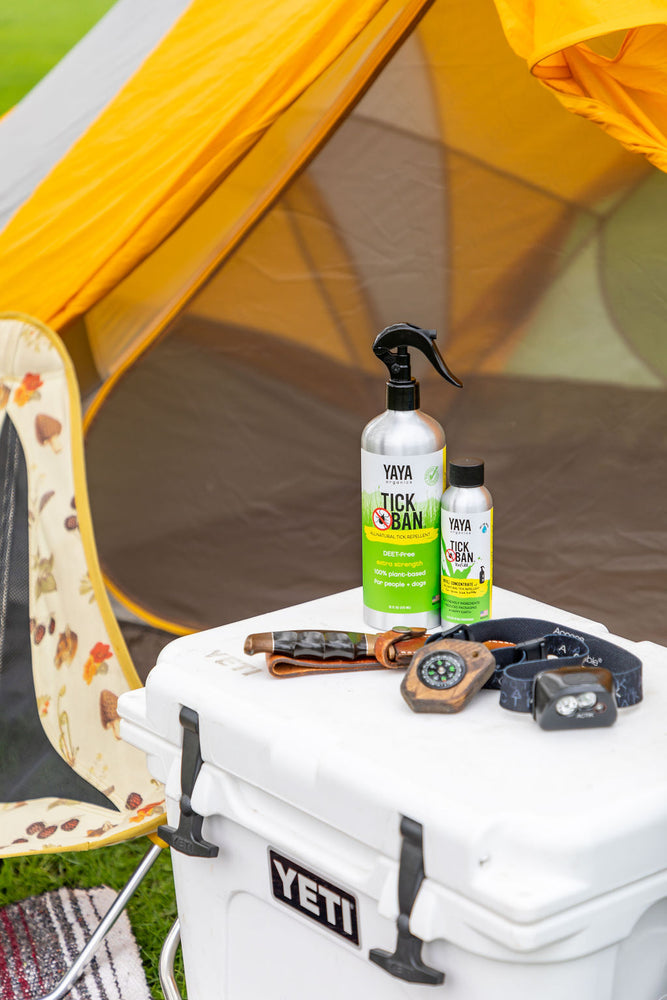 TICK BAN® All-Natural Tick Repellent (16 oz) + Refill Bundle