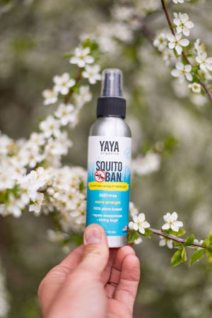 Natural Bug Repellents 4 oz Mixed Value Pack (TICK BAN + SQUITO BAN)