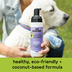 Dog Whisperer® No-Rinse Waterless Eco-Friendly Dog Shampoo - Lavender Spearmint Scent